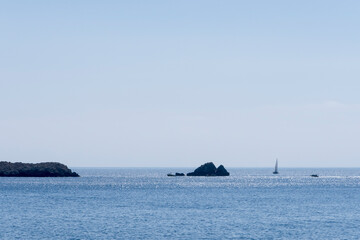 Sea and coast landscape in Cala Rajada