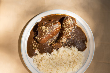 Mexican food - Chicken with mole