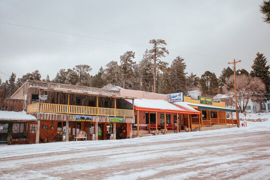 Town of Cloudcroft in New Mexico USA