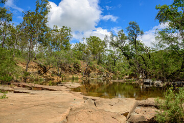 Fototapeta na wymiar Fresh water swimming hole in Kroombit Tops National Park, Queensland