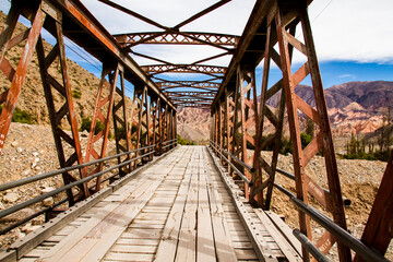 Different shapes and colors in the mountains due to erosion by the wind and the elements.