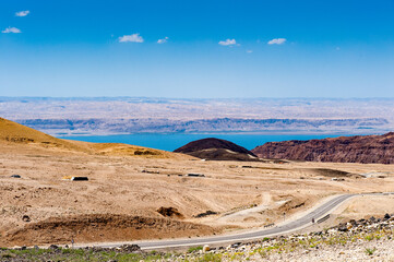 It's Dead Sea and the nature of a desert in Jordan