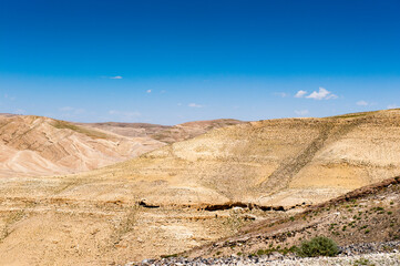 It's Landscape od the dunes in a desert