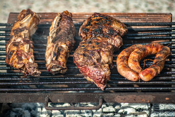 Carne argentina a la parrilla