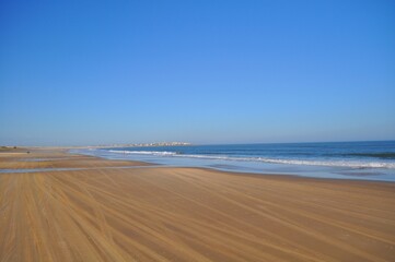 Empty beach in Cabo Polonio, Rocha, Uruguay