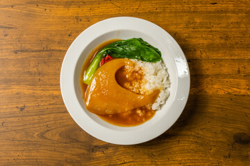 ふかひれの姿煮　luxury Chinese cuisine Shark fin simmered