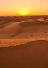 Fototapeta na wymiar Sand dunes Sunrise 