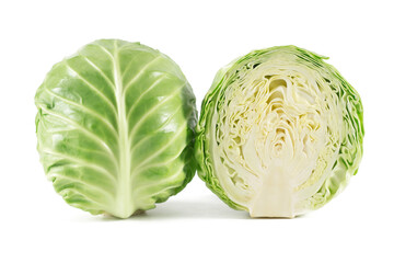 cabbage isolated on white background