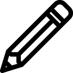 pencil icon vector for web and apps