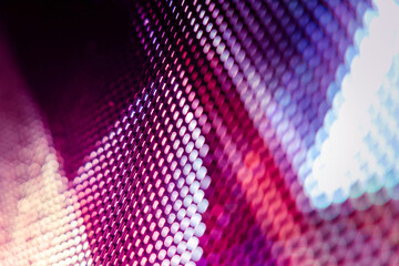 CloseUp LED blurred screen. LED soft focus background. abstract background ideal for design.