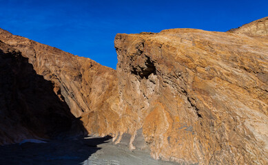 Fototapeta na wymiar Entrance Into Narrow Mosaic Canyon, Death Valley National Park, California, USA