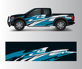 Fototapeta premium Racing background for vinyl wrap and decal for truck and vehicle Graphic vector
