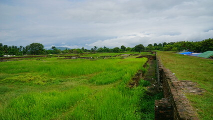 The ruins of the ancient  palace  in Banten Indonesia