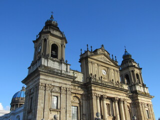 Fototapeta na wymiar Catedral Metropolitana Apostol Santiago - CIUDAD DE GUATEMALA - GUATEMALA CITY - GUATEMALA 