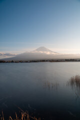 Kawaguchiko lake in Japan.