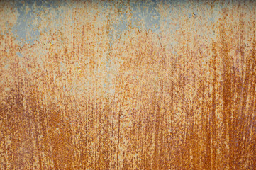 The background of rusty metal plates