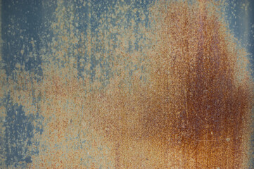 The background of rusty metal plates