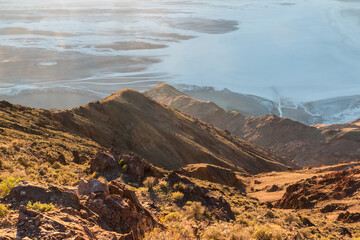 Bad Water Basin Below Dante's View,Death Valley National Park, Calfornia,USA