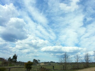 Big Blue Sky with Clouds