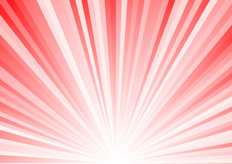 赤い集中線（A4比率）横