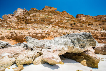It's Coast of the Socotra Island, Yemen. UNESCO World heritage