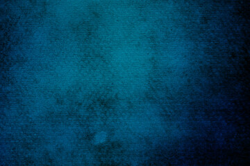 Grunge Blue texture. dark background. Blank for design.