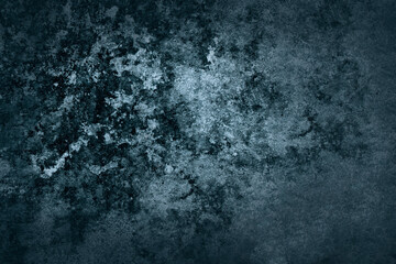 Grunge cement concrete texture background. Texture of an grunge concrete wall. Blue tone.