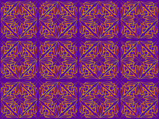 Seamless pattern design with floral background elements, beautiful ornaments, black, white, orange, pink, red, green, yellow, blue, gray, purple