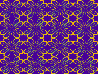 Seamless pattern design with floral background elements, beautiful ornaments, black, white, orange, pink, red, green, yellow, blue, gray, purple