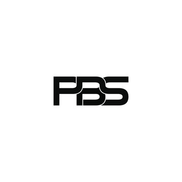 pbs letter original monogram logo design