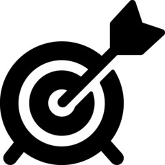 target center icon vector for web and apps