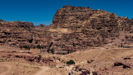 It's Canyon in Petra (Rose City), Jordan. The city of Petra was lost for over 1000 years. Now one...