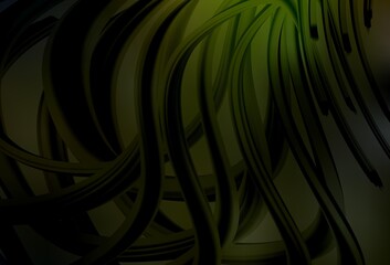 Dark Green, Yellow vector abstract bright template.