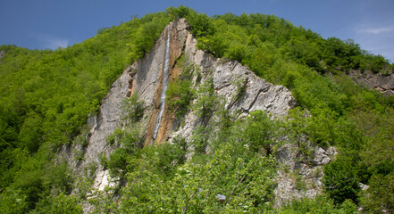 rocks in the mountains, Azerbaijan. Quba