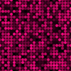 Seamless pattern colored chaotic circles. Abstract modern endless background