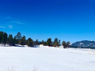 Snowy Big Bear Lake