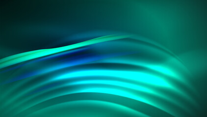 Creative fluid wave lines abstract background. Trendy abstract layout template for business or technology presentation, internet poster or web brochure cover, wallpaper