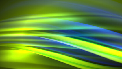 Creative fluid wave lines abstract background. Trendy abstract layout template for business or technology presentation, internet poster or web brochure cover, wallpaper