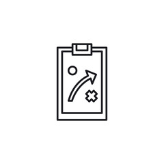 Strategic planning icon. Vector Illustration