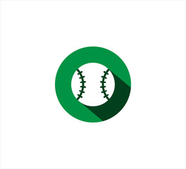 baseball vector icon logo design template