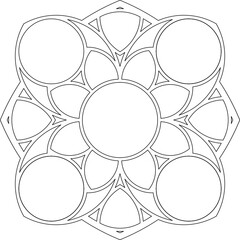 Rose Window, Fig. 15, square 1, base, triangular 2, framework
