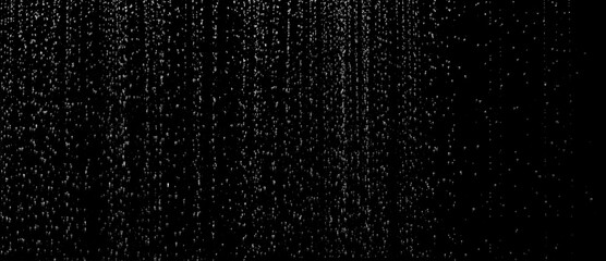 rain drop on black background