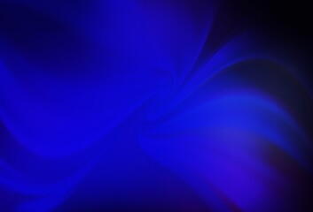 Dark BLUE vector blurred and colored pattern. An elegant bright illustration with gradient. New style design for your brand book.