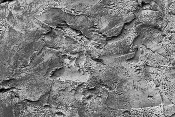 Black and white texture of the old wall