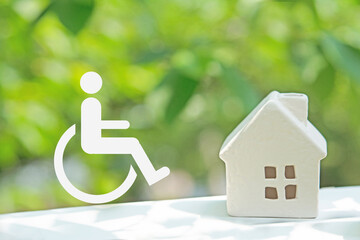 Wheelchair and House
