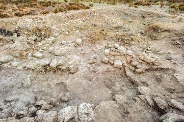 It's Excavated ruins of the Royal palace of Ugarit, considered one of the most important finds made at Ugarit.