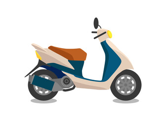 Cute cartoon moped © melazerg
