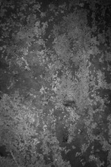 Black and white old painted surface. Vintage texture.