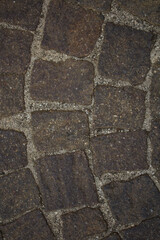 evocative image of floor texture with a semicircle design