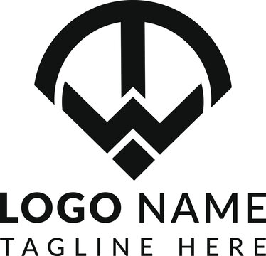TW Letter Logo - TW Letter - TW Logo
